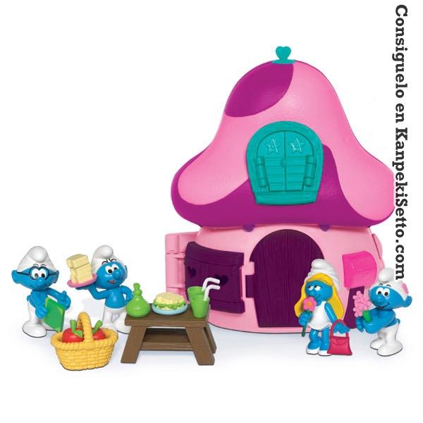 Foto Los Pitufos Playset Smurfettes´s Picnic Set