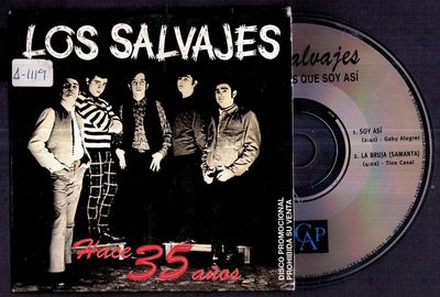 Foto Los Salvajes - La Bruja / Soy Asi - Spain Cd Single Picap 1999 - Tino Casal