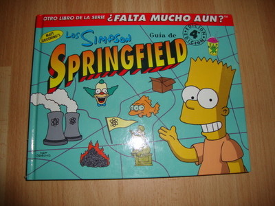 Foto Los Simpson Guia De Springfield ¿falta Mucho Aún? Libro - Comic De Los Simpsons