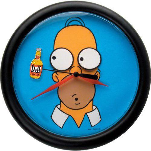 Foto Los Simpson Reloj De Pared Rotating Duff Bottle