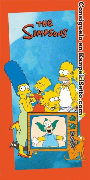 Foto Los Simpson Toalla De BaÑo Family Tv 76 X 152 Cm