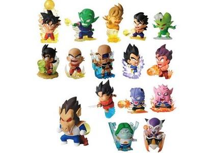 Foto Lote De 16 Figuras Dragon Ball 5-8cm Goku Vegeta Piccolo Y Más.