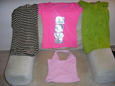 Foto Lote Ropa Chica 7 X Camisetas. Talla M. Zara, Mango, Bershka, Angel Schlesser