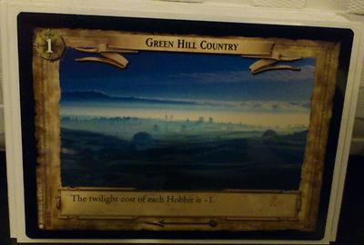 Foto Lotr Green Hill Country 1u  323 (the Fellowship Of The Ring) M/nm