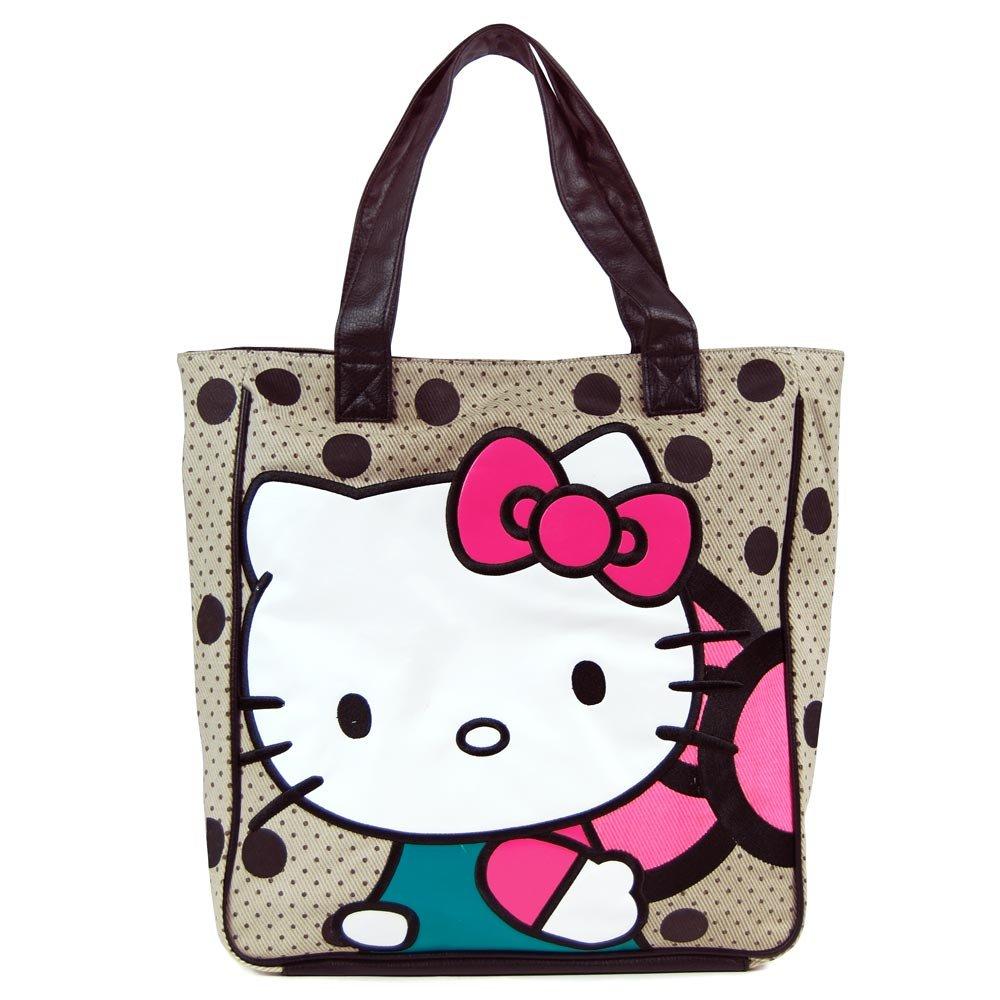 Foto Loungefly Hello Kitty Polka Dot Tote Bag Beige