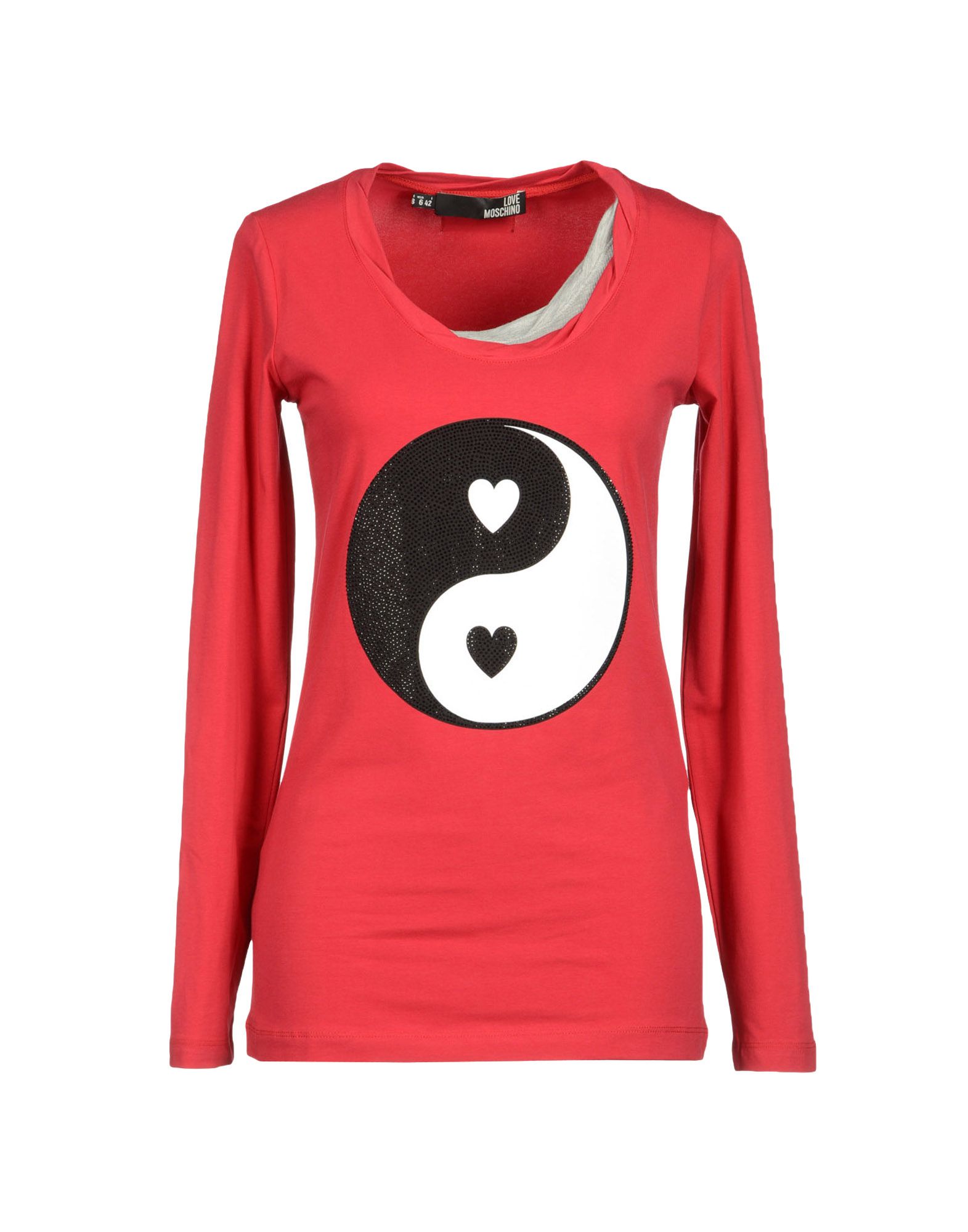 Foto love moschino camisetas de manga larga
