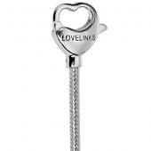 Foto Lovelinks By Aagaard Sterling Silver Logo Heart Shape Links Bracel ...
