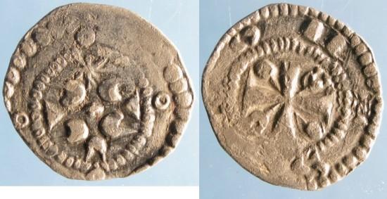 Foto Low Countries : Flanders billon denier 1155-1186