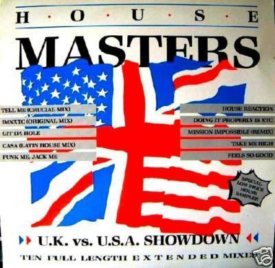 Foto lp - various - house masters - uk vs.usa showdown (mint