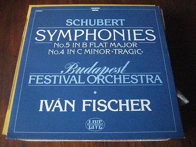 Foto Lp Vinilo Schubert Symphonies 5 4 Fischer Hungaroton Slpd12482 Ex/ex Vinyl