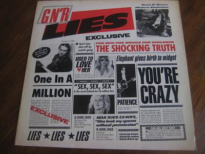 Foto Lp Vinyl Guns N Roses Lies Geffen Vinilo Germany Ex/ex