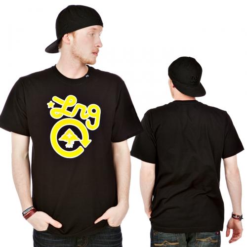 Foto LRG Core Collection One camiseta negra/Mustard talla XL