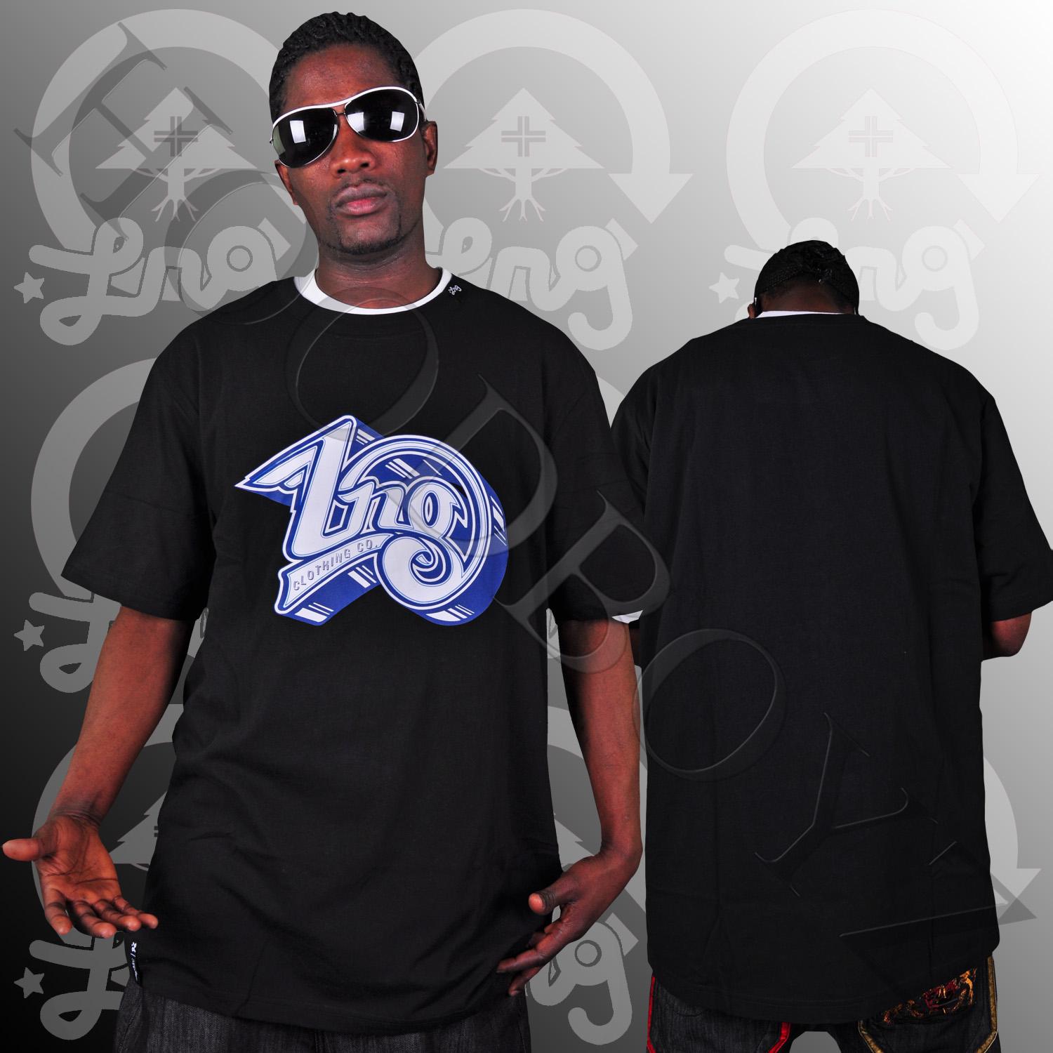 Foto Lrg Hard As Steel T-shirt Negro Azul