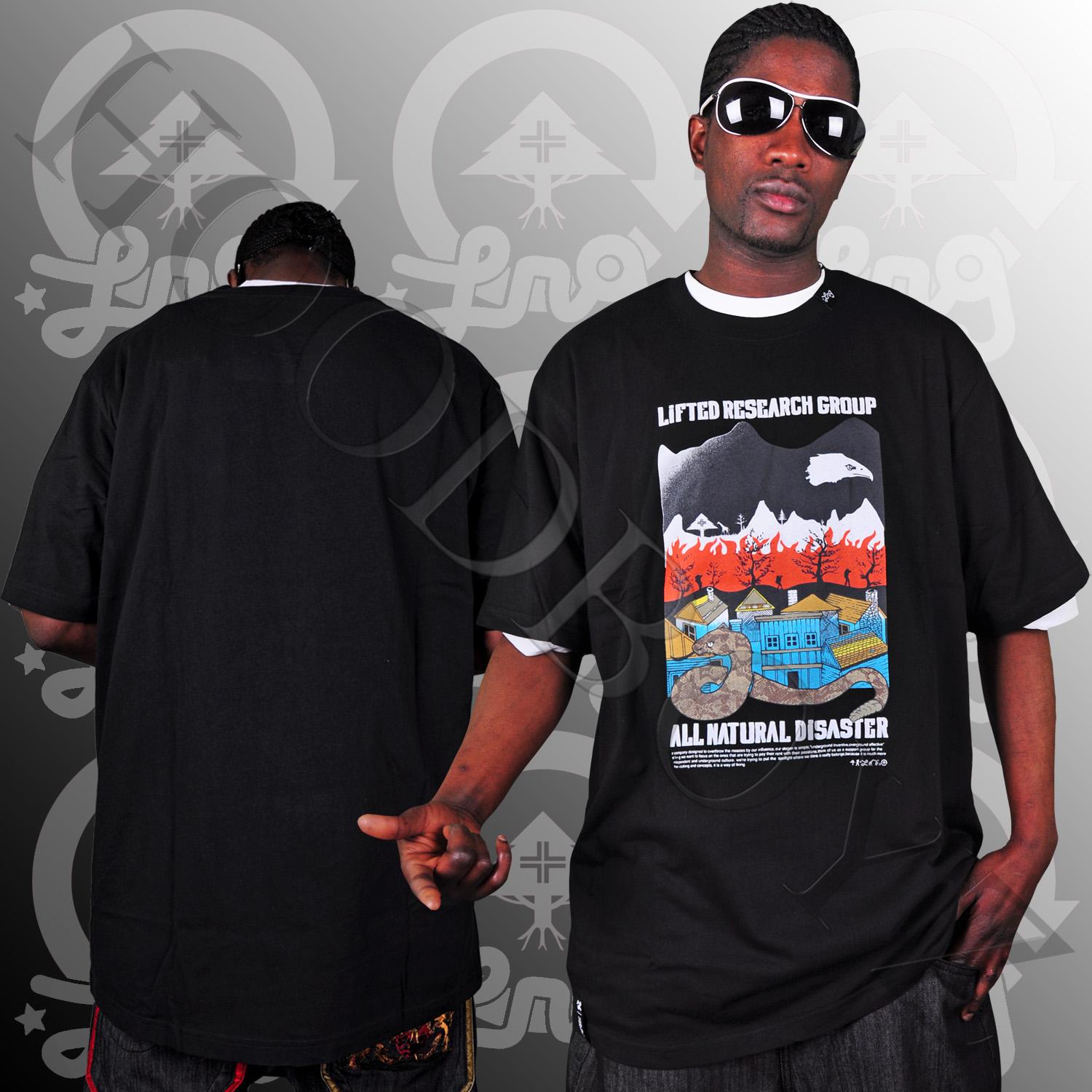 Foto Lrg Natural Disaster Camisetas Negro
