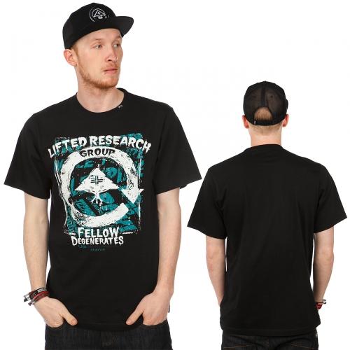 Foto LRG Scratch And Stained Cycle camiseta negra talla XL