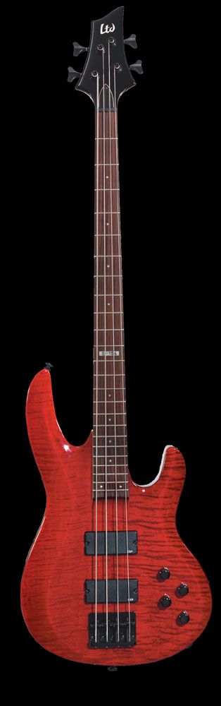 Foto Ltd B154 - Guitarra Baja Electrica - Rojo Transparente