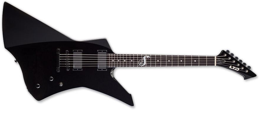 Foto Ltd James Hetfield Signature Snakebyte Black Guitarra Electrica