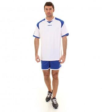 Foto Luanvi. Conjunto Praga blanco, azul royal