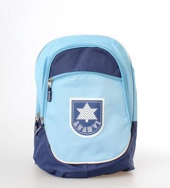 Foto Luanvi. Mochila pequena Albany celeste, marino-38,5x28x15cm-