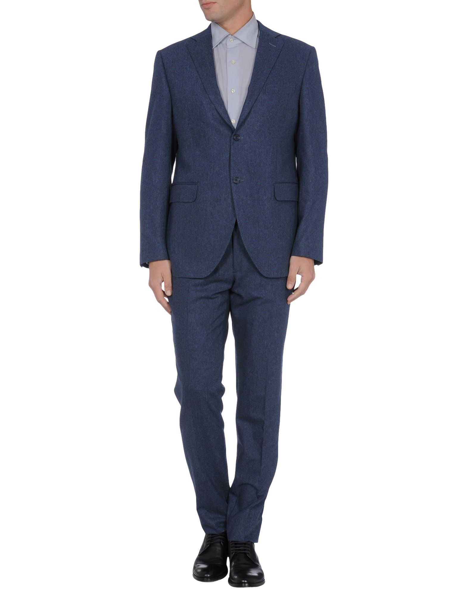 Foto Luigi Bianchi Mantova Trajes Hombre Azul oscuro