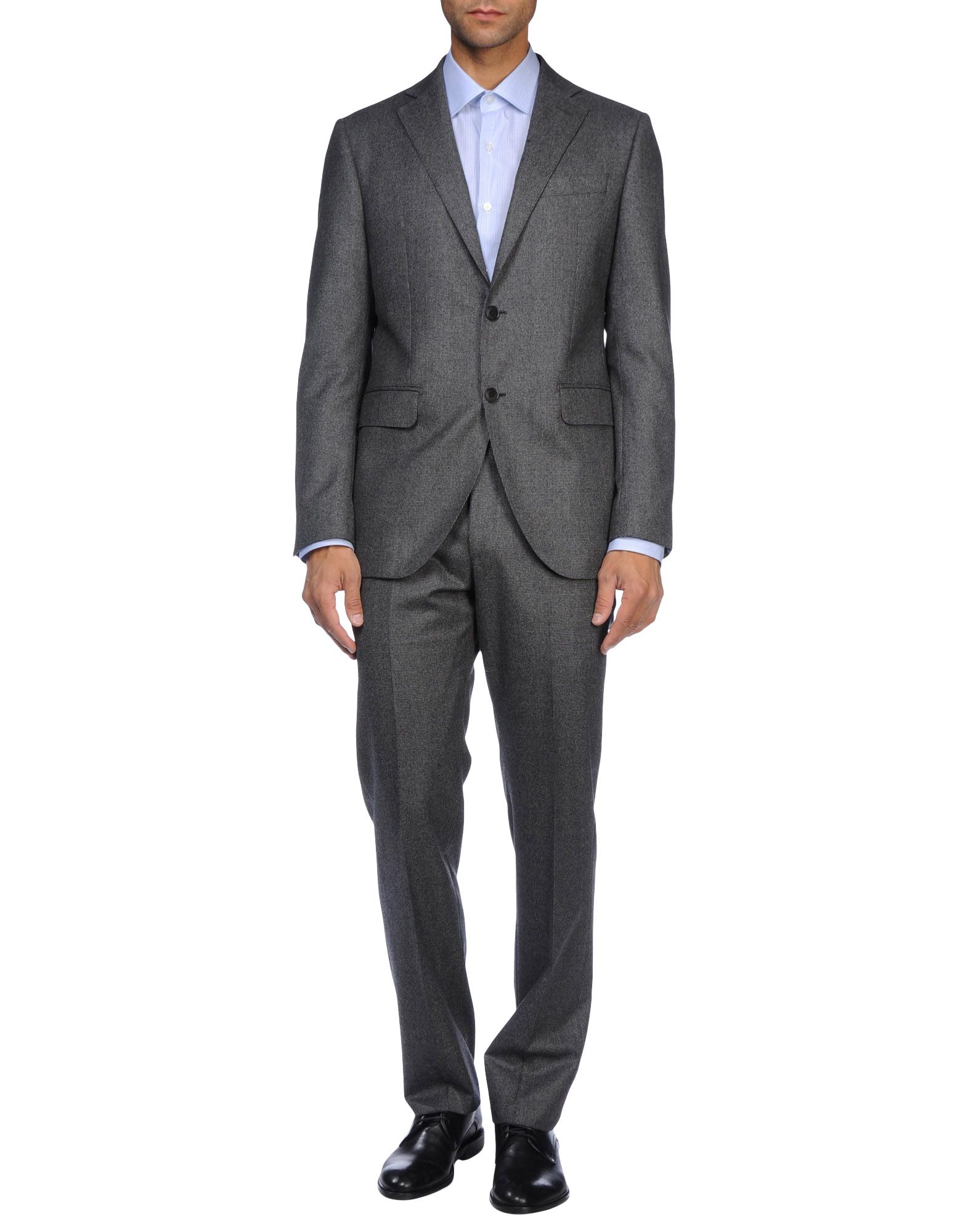 Foto Luigi Bianchi Mantova Trajes Hombre Gris