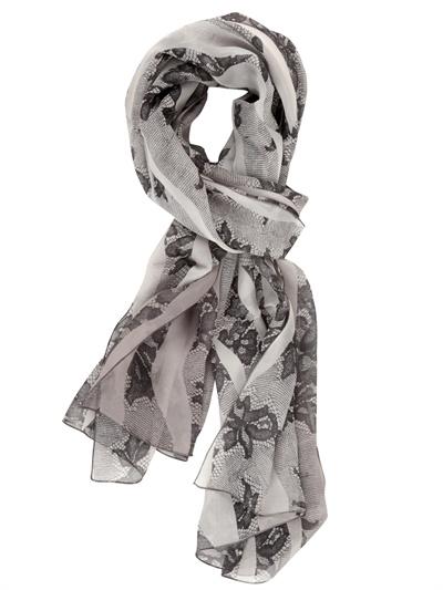 Foto luisa via roma chiffon ombre lace print scarf