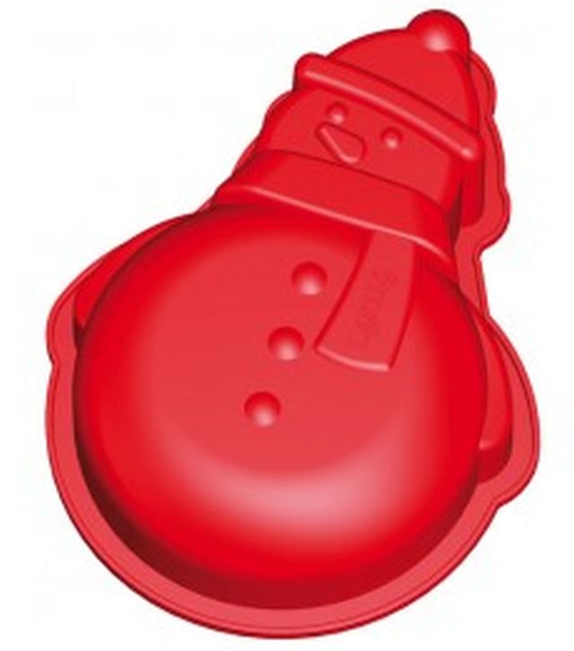 Foto LURCH FlexiLight Muñeco de nieve, rojo, silicona (H.Nr. 16128)