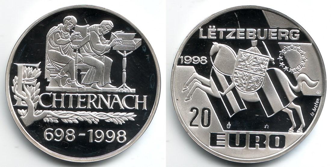 Foto Luxemburg 20 Euro 1998