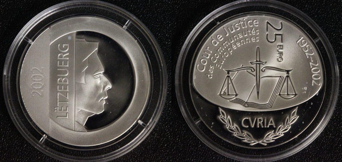Foto Luxemburg 25 Euro 2002