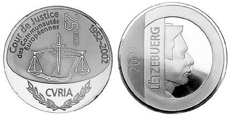 Foto Luxemburg 25 Euro 2002