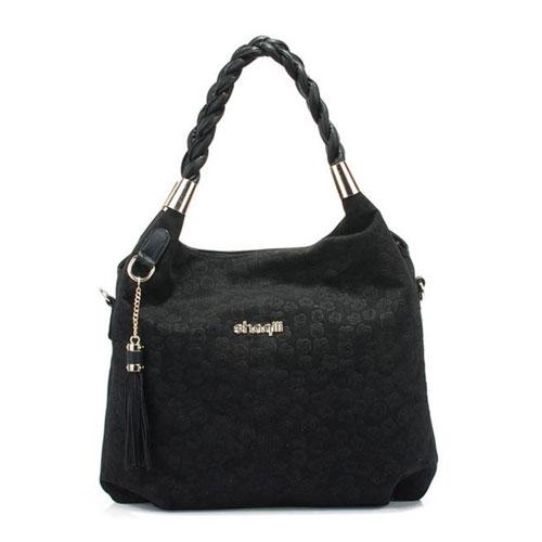 Foto Luxury Chic Grind arenisca PU Cross Body / Bolsa de hombro 3 colores