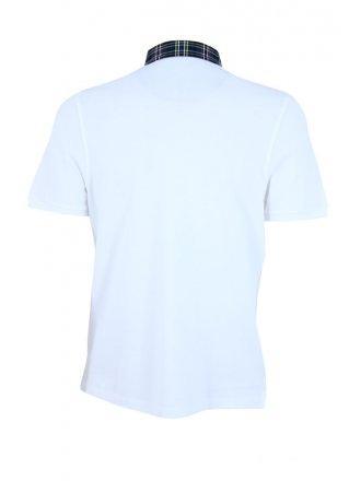 Foto Lyle and Scott Tartan Button Down Collar Polo - White