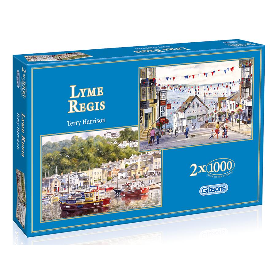 Foto Lyme Regis Puzzles 2 x 1000 Pieces