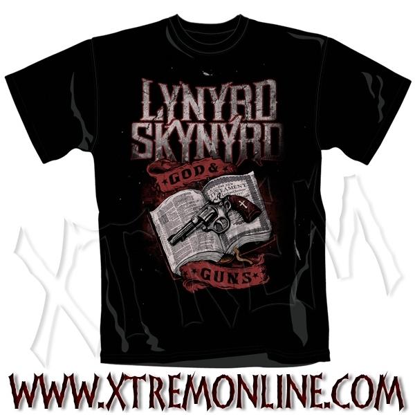 Foto Lynyrd skynyrd - god and guns camiseta / xt3548