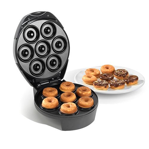 Foto Máquina de Donuts 1200 W Tristar DM1147 con revestimiento anti-adhesivo de teflón