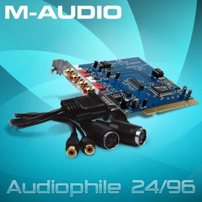 Foto M Audio Interfaces Audiophile 24/96 Iterfaz Tarjeta Audio Pci Grabacion Profi Dj