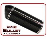 Foto M4E Bullet Carbon Cubierta delantera V2 Inox + Versión Catalizada