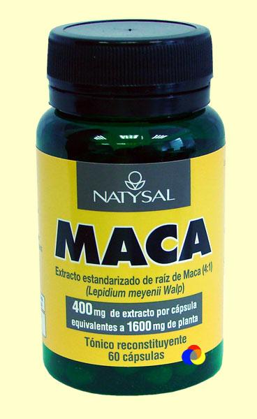 Foto Maca 400 mg Extracto - Natysal - 60 cápsulas