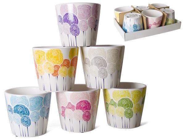 Foto Macetero Ceramica Valeria 12,5cm Surtido '