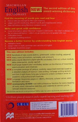 Foto MACMILLAN ENGL DICT Adv. Pbk Pack N/E (Macmillan Elt)