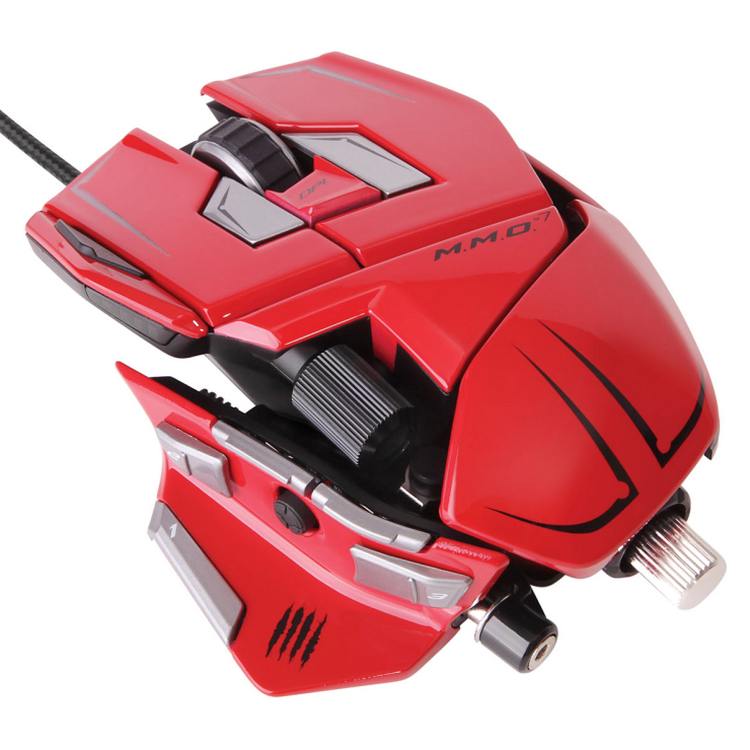 Foto Mad Catz R.A.T. 7 MMO Gaming Mouse Rojo