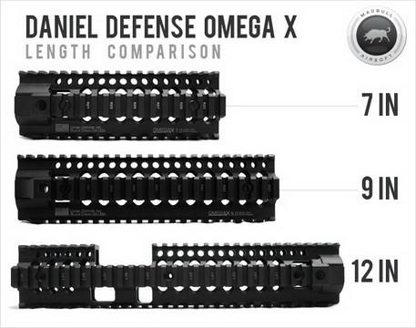 Foto MADBULL Daniel Defense Licensed OmegaX Rail 12inch (Tan) - MB-OMX-12TAN for Airsoft Gun Parts