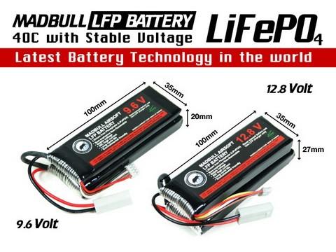 Foto Madbull LFP 12.8v Battery - MB-LFP-12.8 for Airsoft Gun Parts