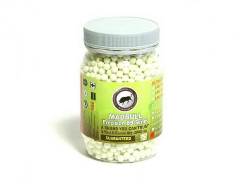 Foto MadBull Precision 0.2g Dark Knight Tracer BB 2000 rds (Bottle) - MB-BB-DKT020 for Airsoft Gun Parts