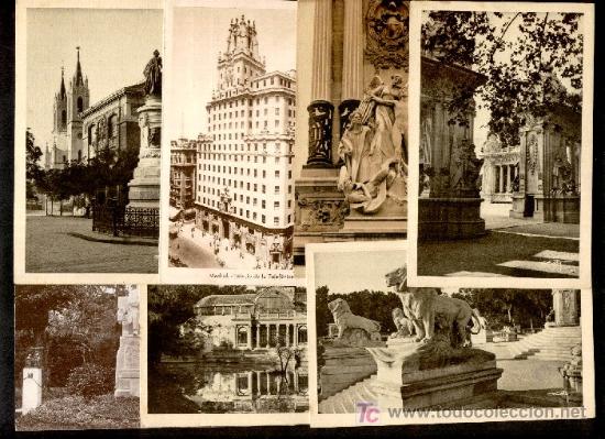 Foto madrid: bonito conjunto de 27 t postales antiguas, series sepias
