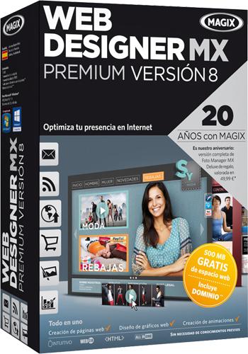 Foto Magix Web Designer Mx Premium - Paquete Completo Estándar 1 Licencia 4017218728349