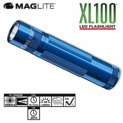 Foto Maglite Xl100 En Color Azul Linterna De Leds