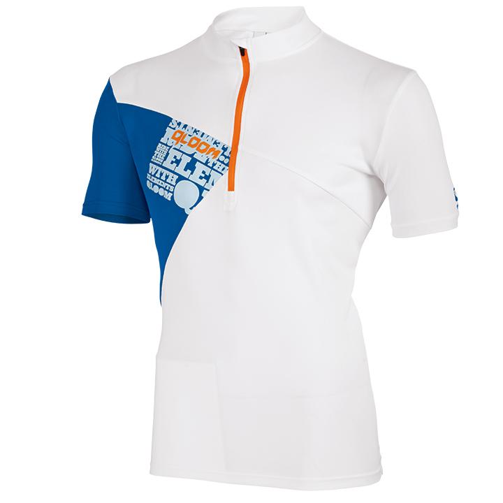 Foto Maillot Btt Qloom Creek blanco-azul