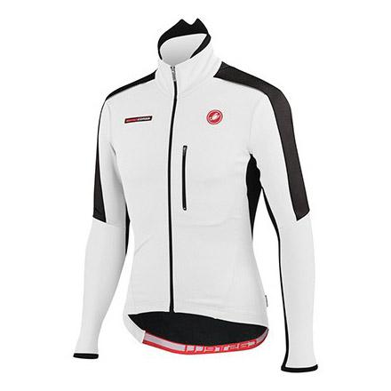 Foto Maillot Castelli Trasparente Due Wind Windstopper color blanco/negro