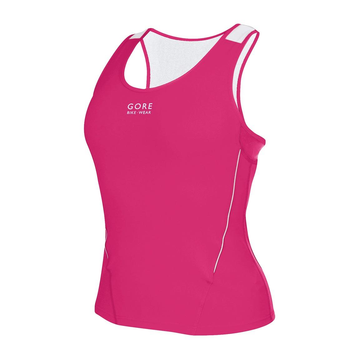 Foto Maillot Gore Bike Wear Contest sin mangas color berry red/white para